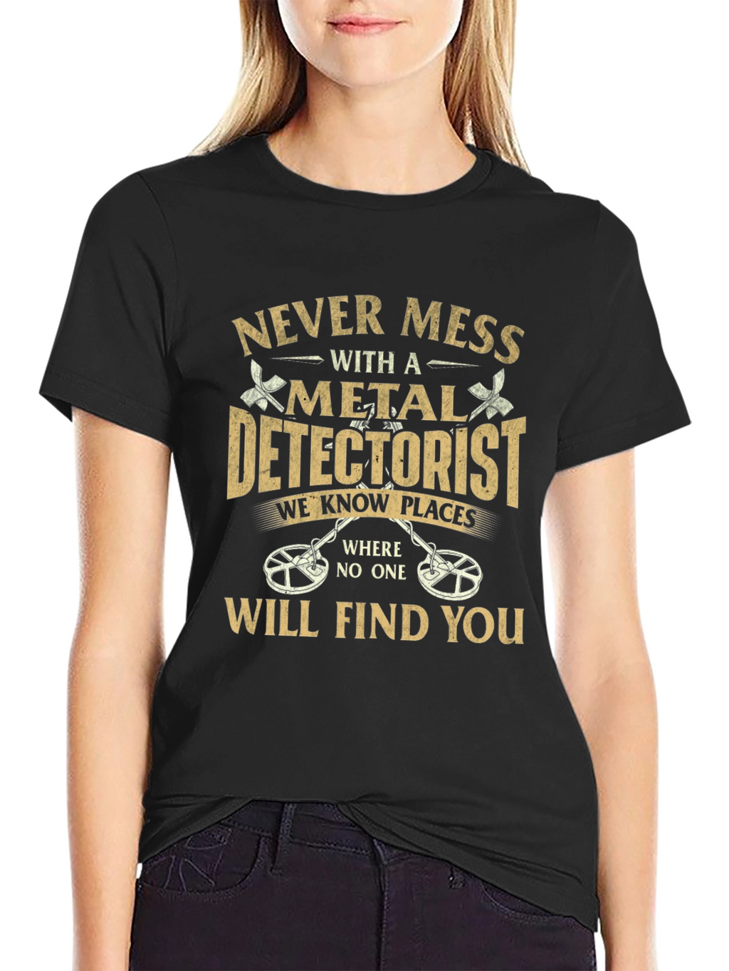 Metal Detectorist Graphic T-Shirt