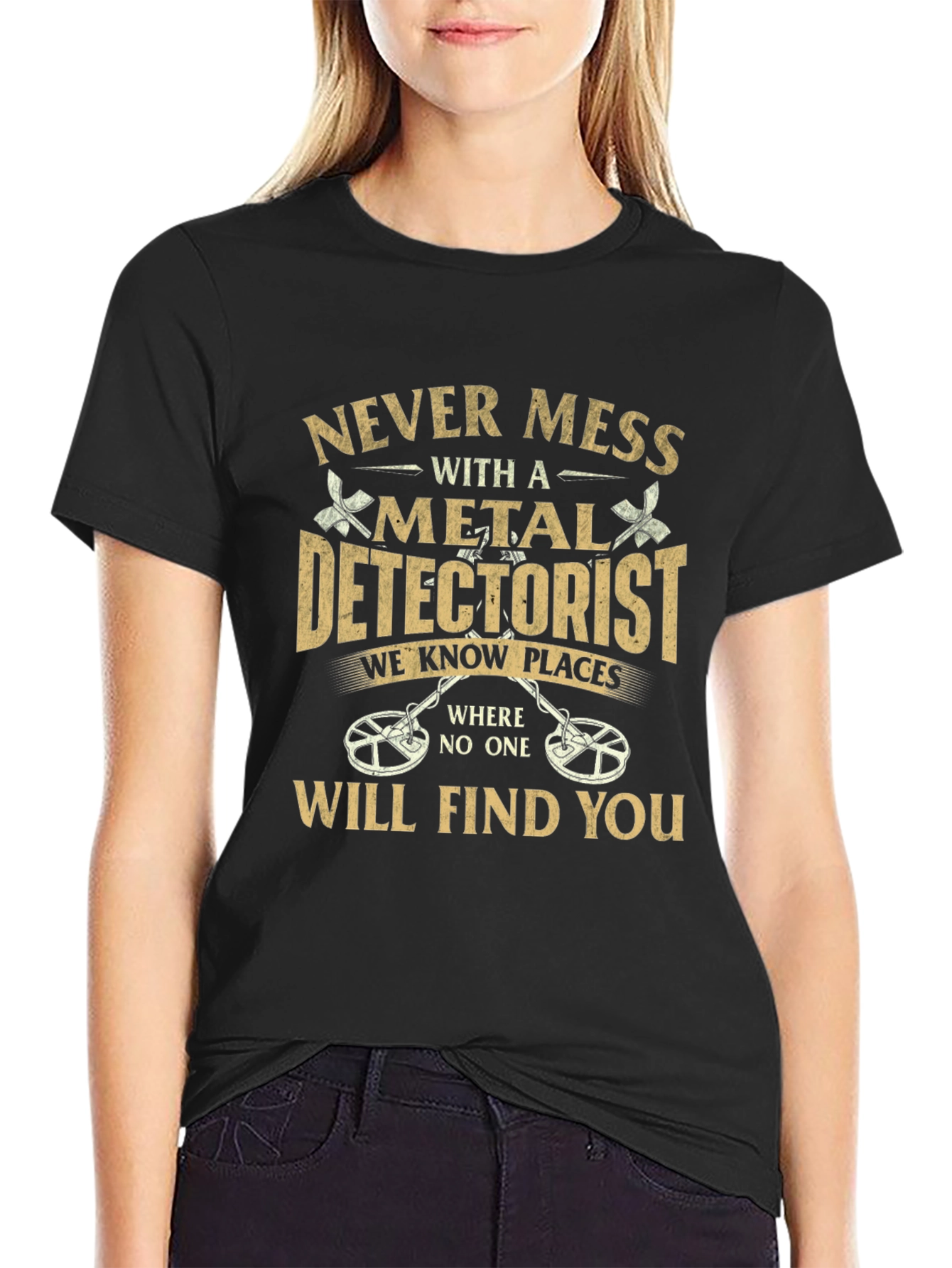 Metal Detectorist Graphic T-Shirt
