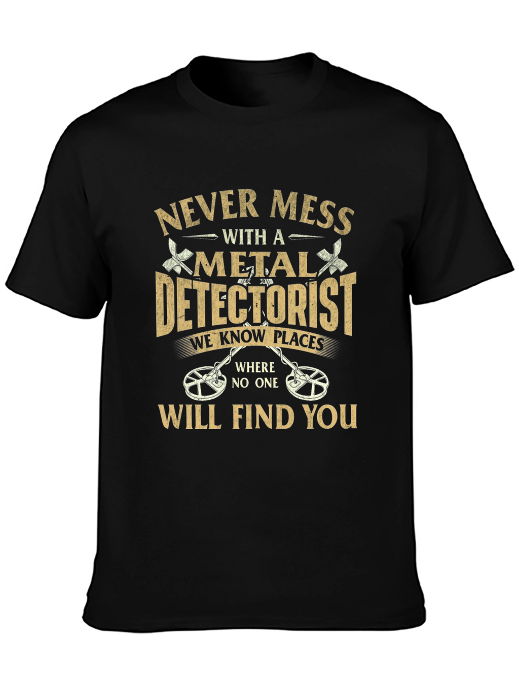 Metal Detectorist Graphic T-Shirt