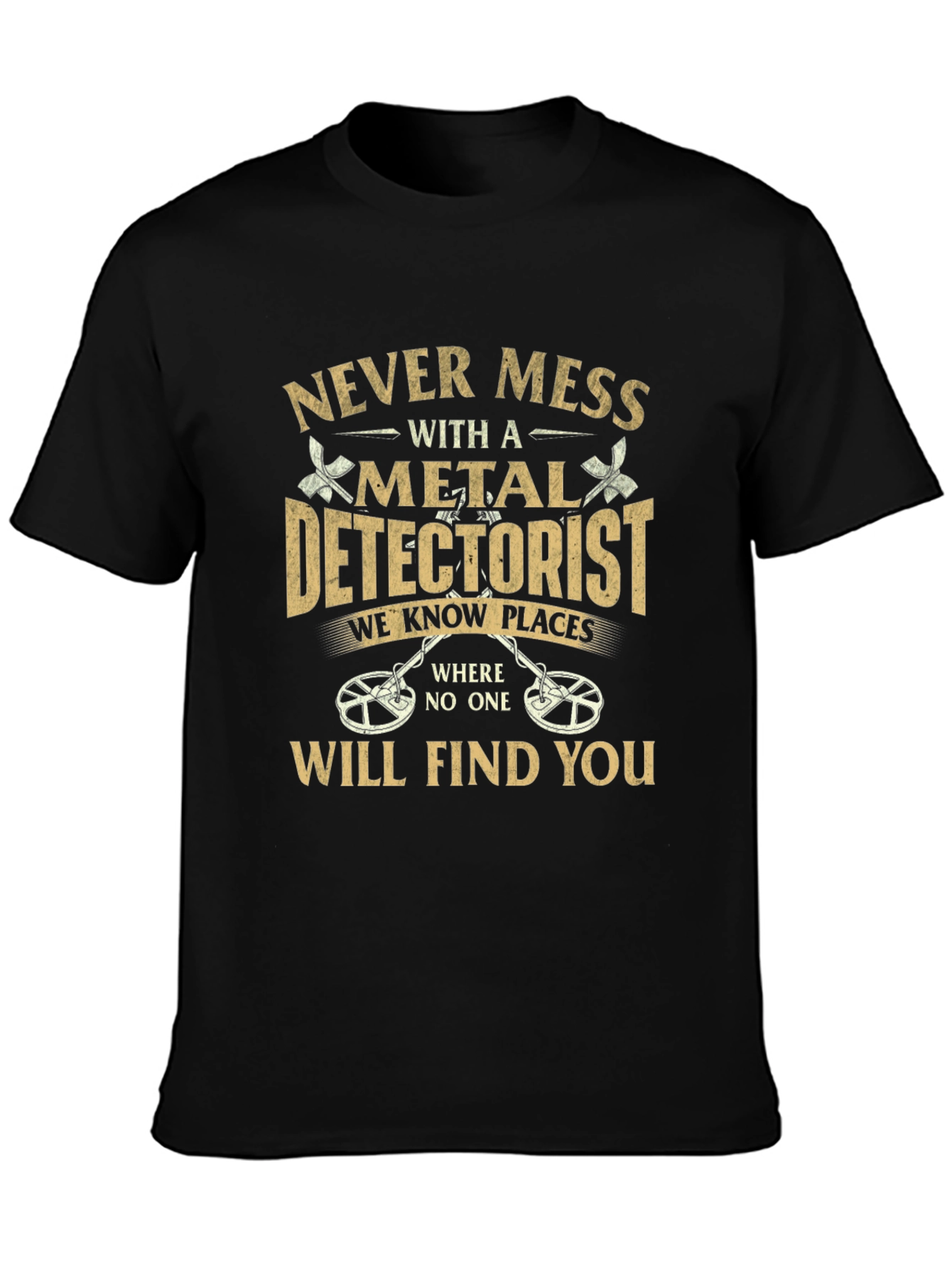 Metal Detectorist Graphic T-Shirt