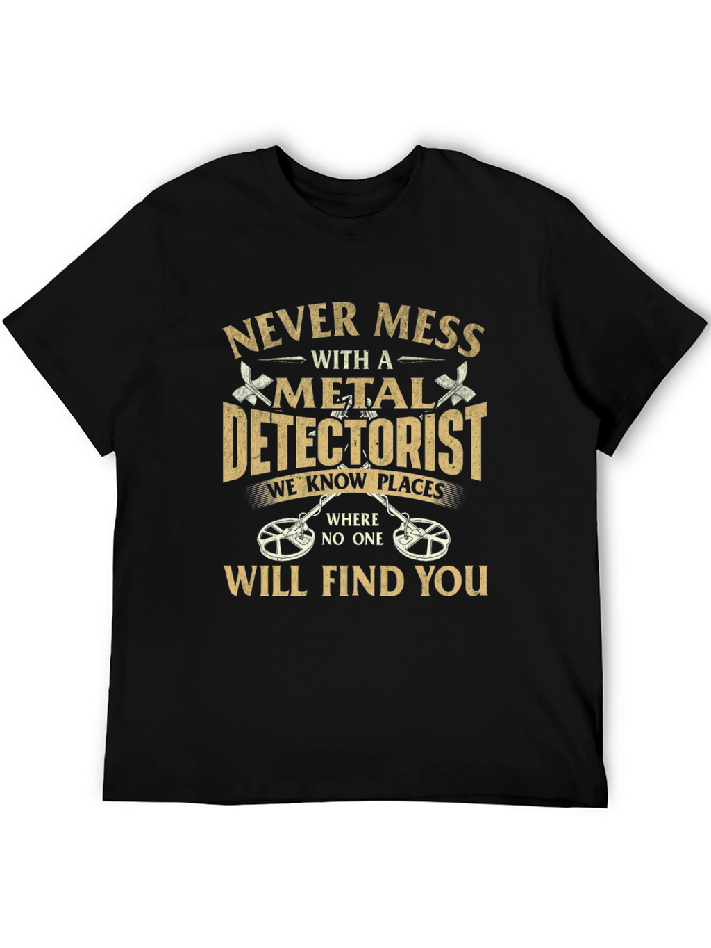 Metal Detectorist Graphic T-Shirt