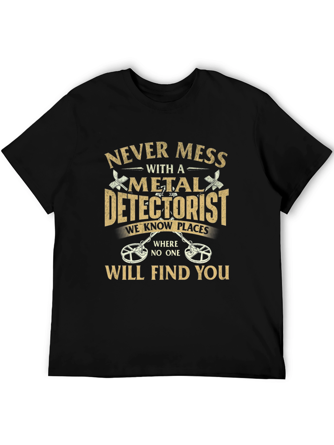 Metal Detectorist Graphic T-Shirt
