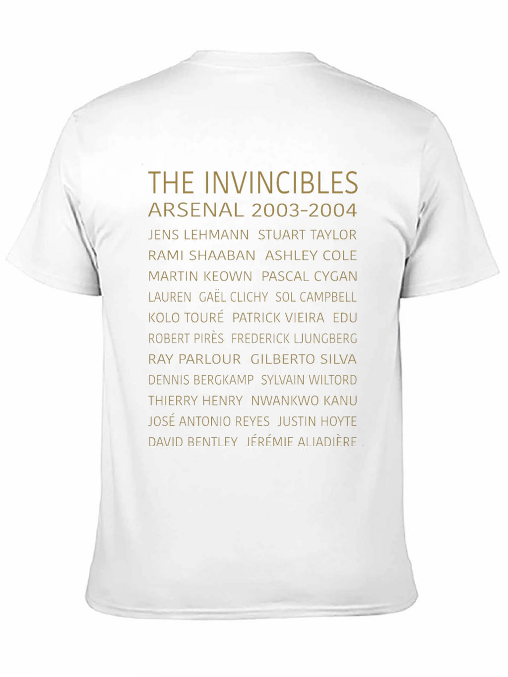 Arsenal Invincibles 2003-2004 T-Shirt