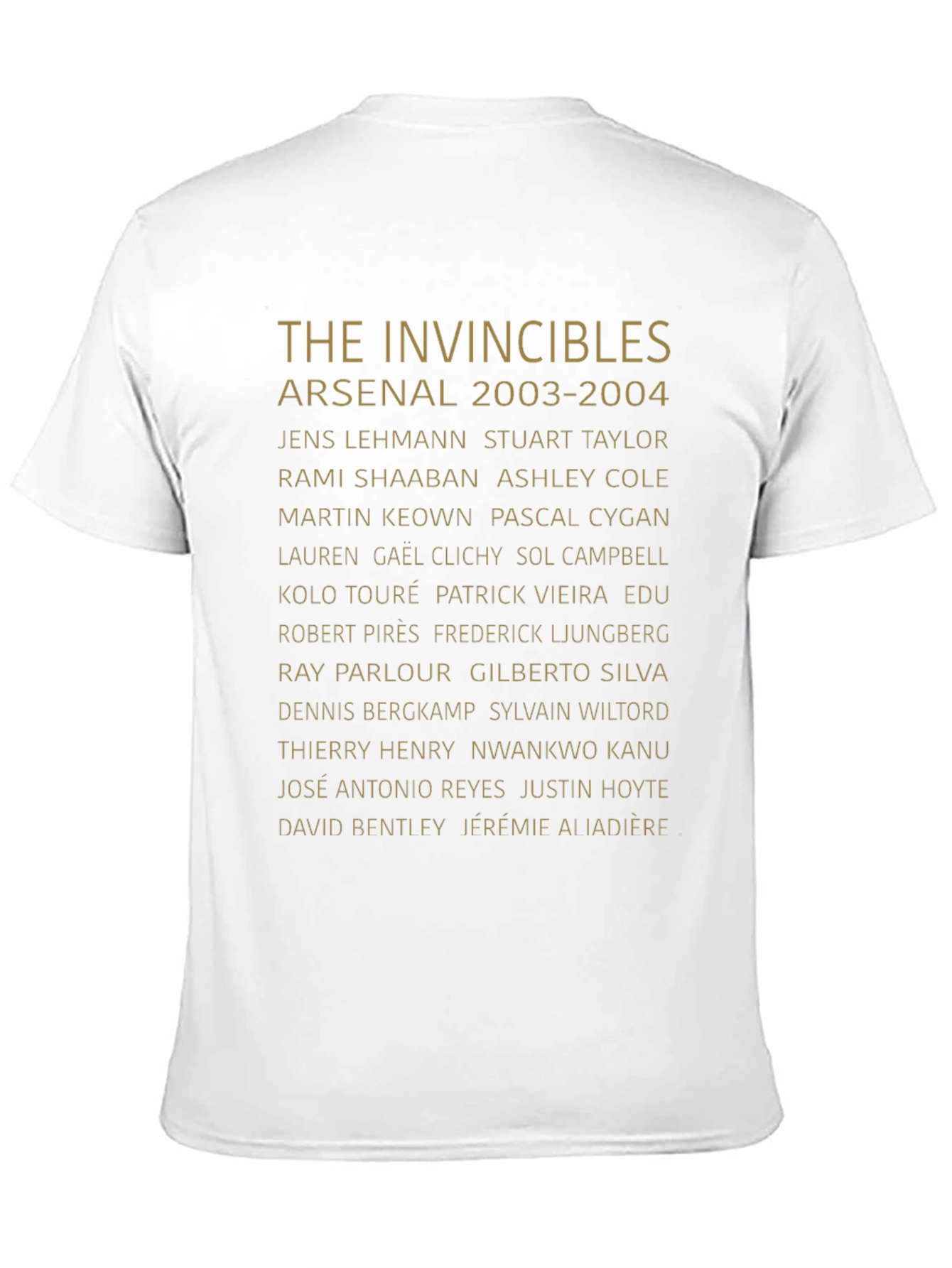 Arsenal Invincibles 2003-2004 T-Shirt