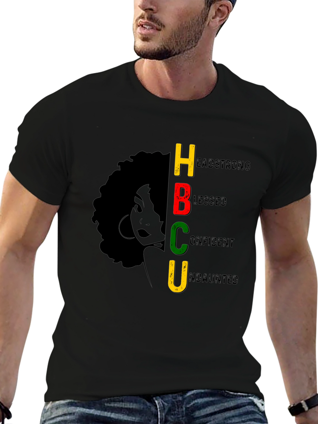 HBCU Headstrong Blessed Confident Undaunted T-Shirt
