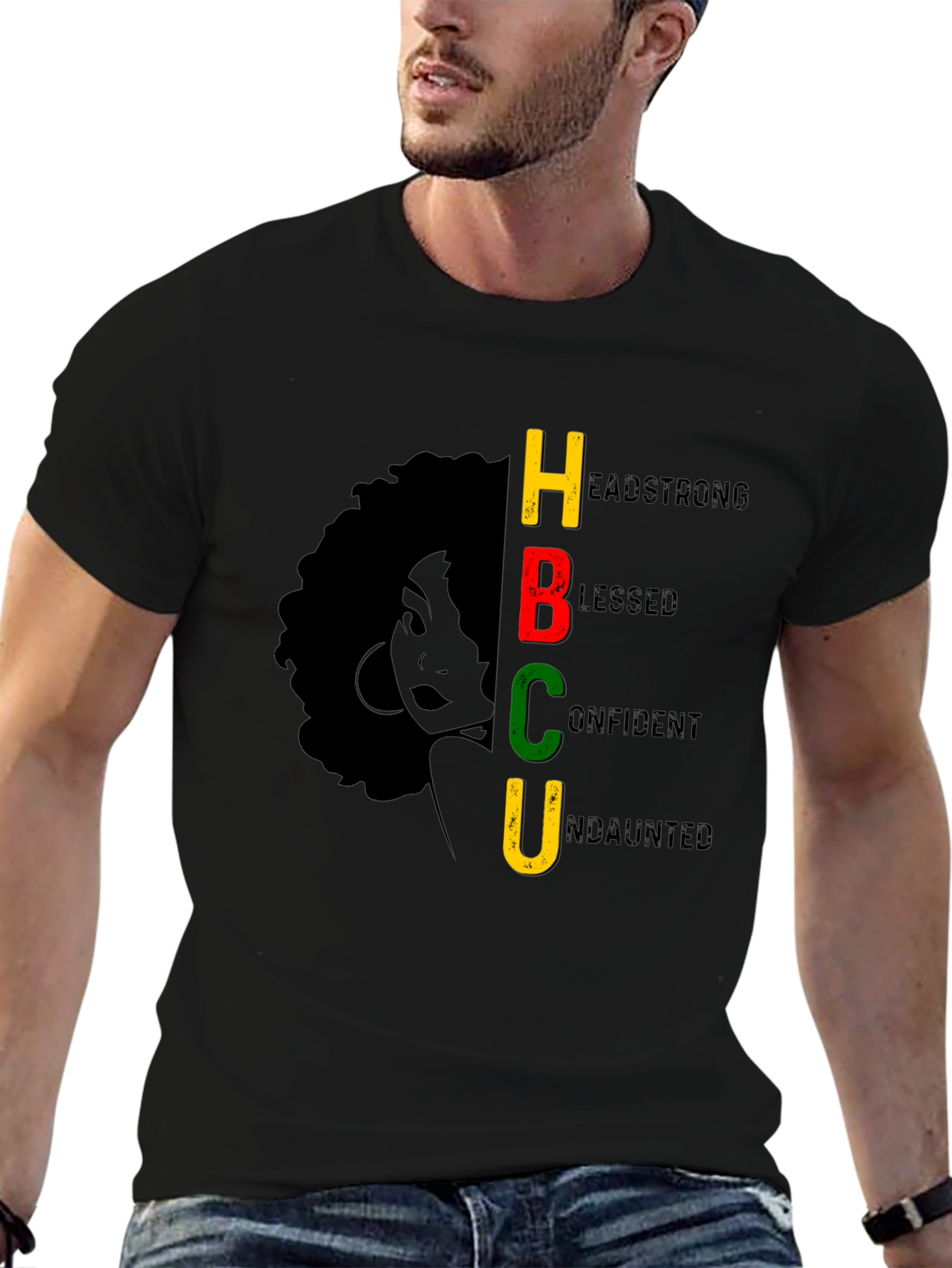 HBCU Headstrong Blessed Confident Undaunted T-Shirt