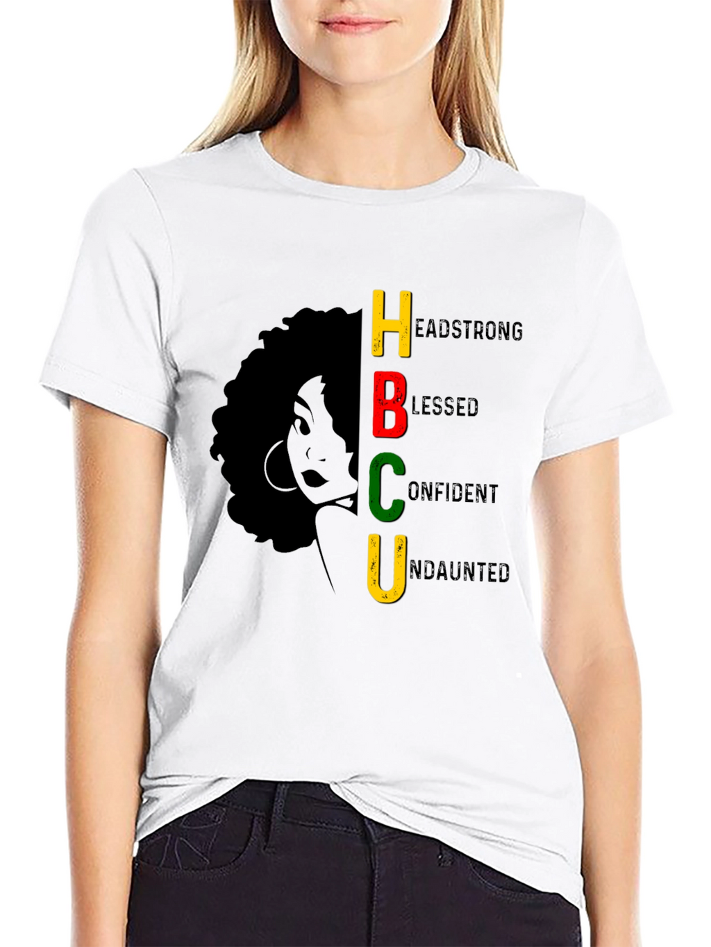HBCU Headstrong Blessed Confident Undaunted T-Shirt