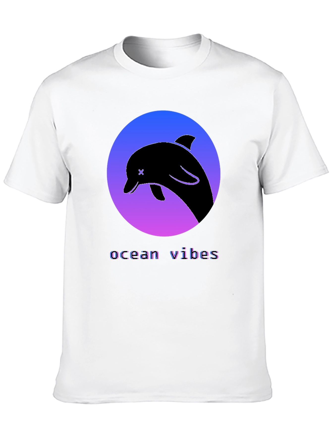 Ocean Vibes Dolphin Graphic Tee - Stylish Comfort