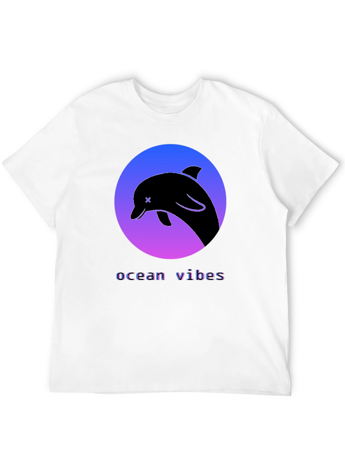 Ocean Vibes Dolphin Graphic Tee - Stylish Comfort