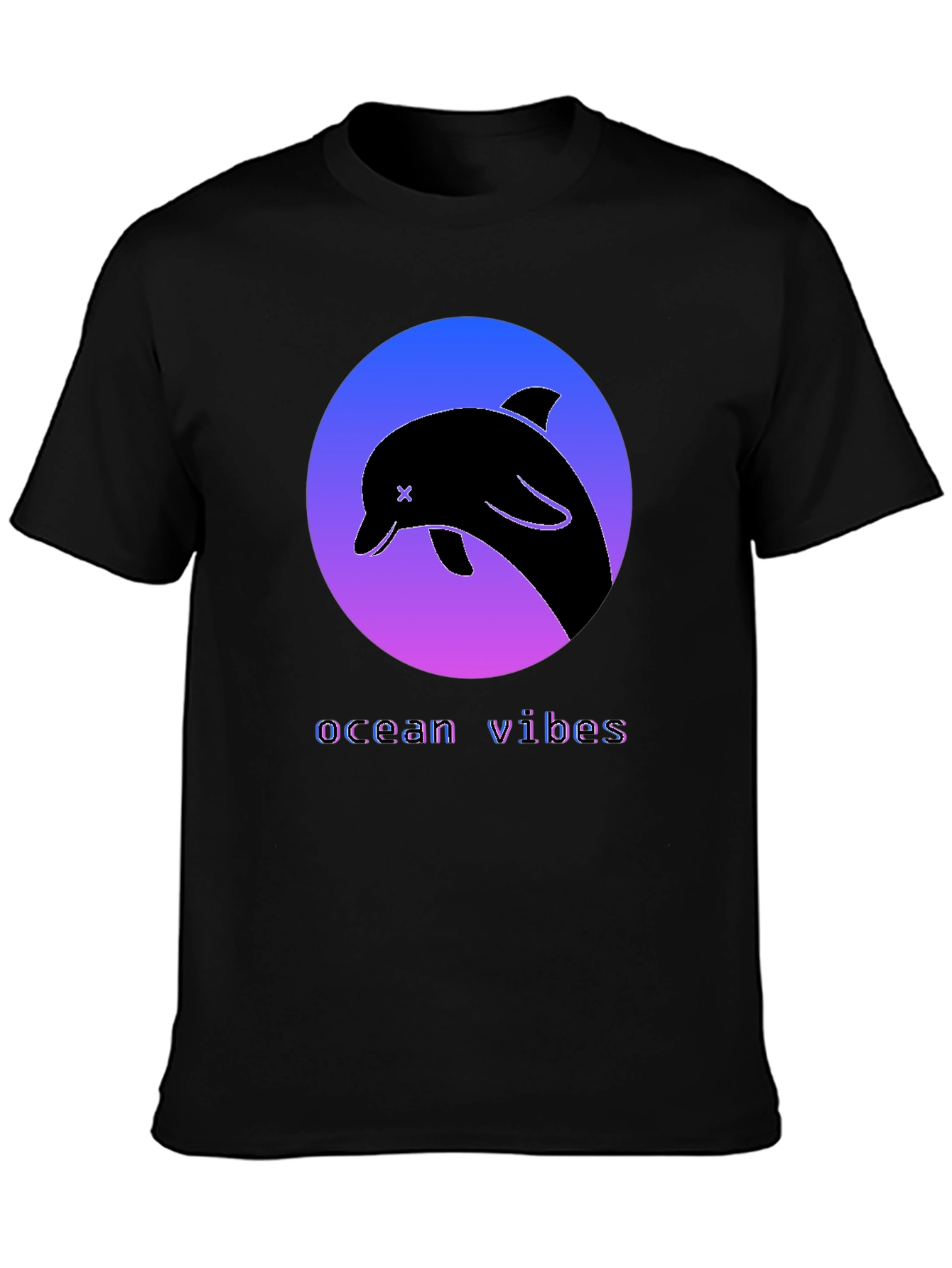 Ocean Vibes Dolphin Graphic Tee - Stylish Comfort