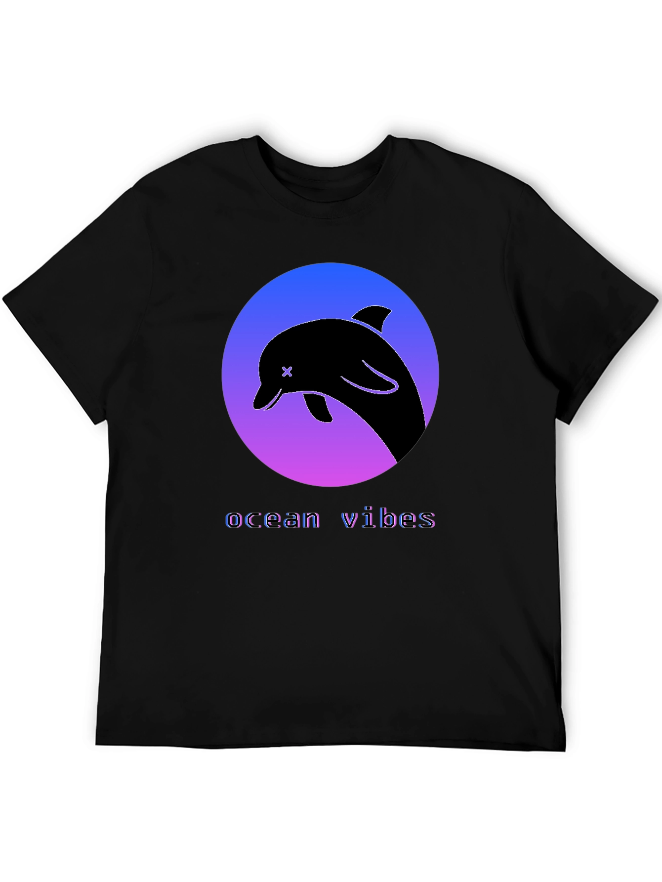 Ocean Vibes Dolphin Graphic Tee - Stylish Comfort