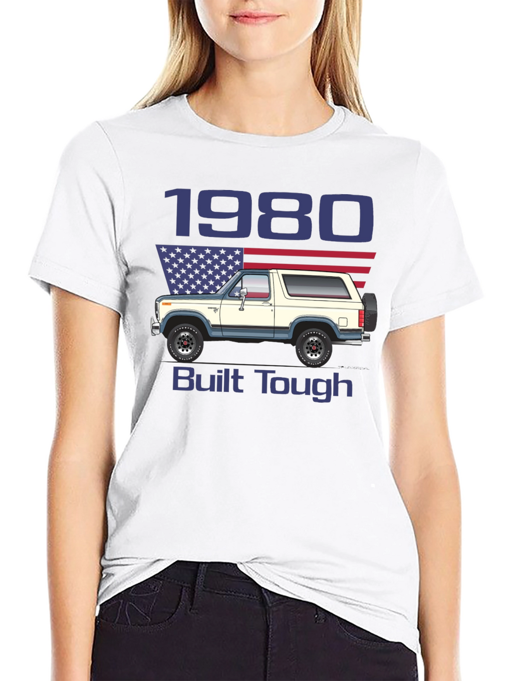 1980 Bronco Built Tough T-Shirt