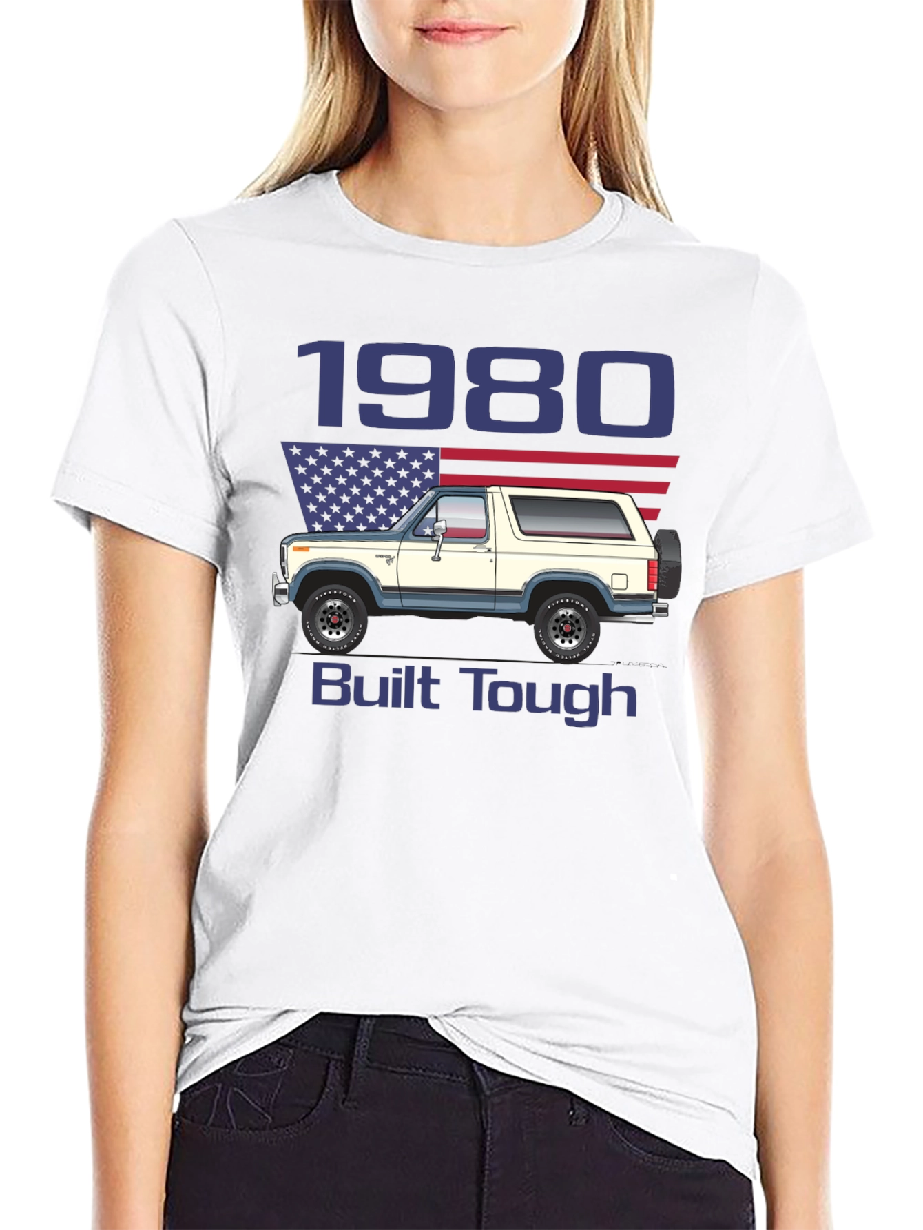 1980 Bronco Built Tough T-Shirt