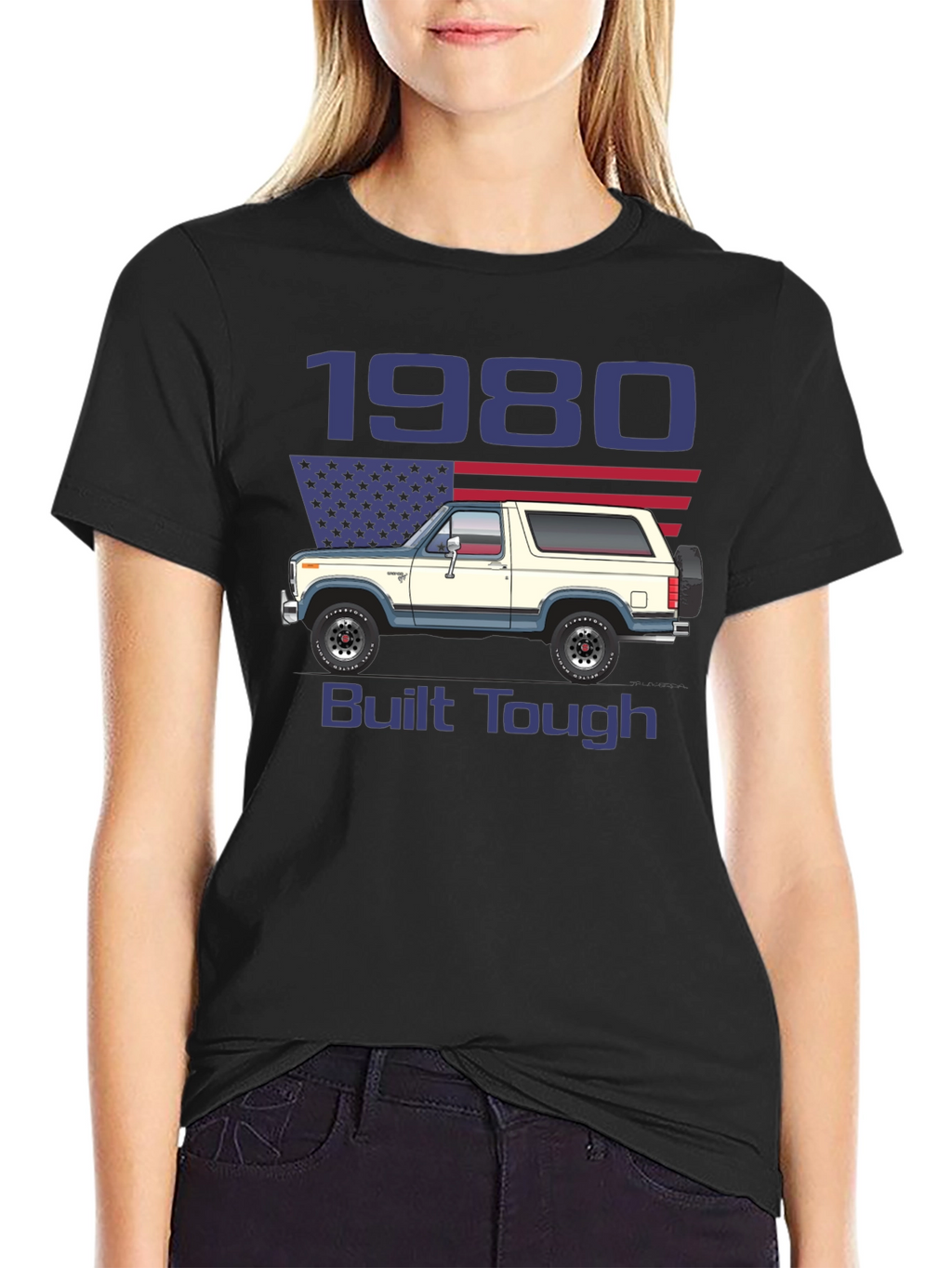 1980 Bronco Built Tough T-Shirt