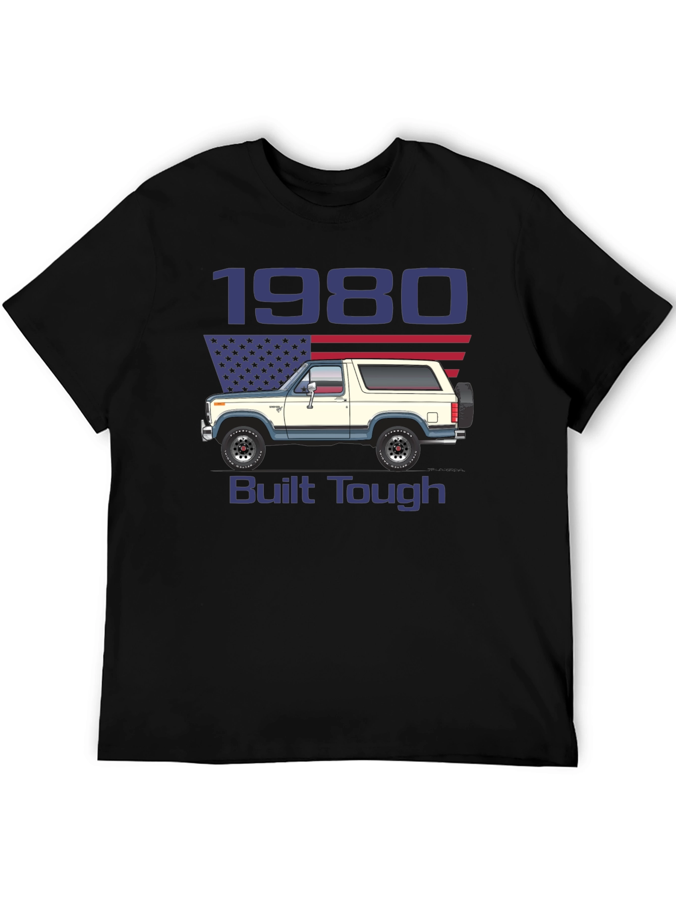 1980 Bronco Built Tough T-Shirt