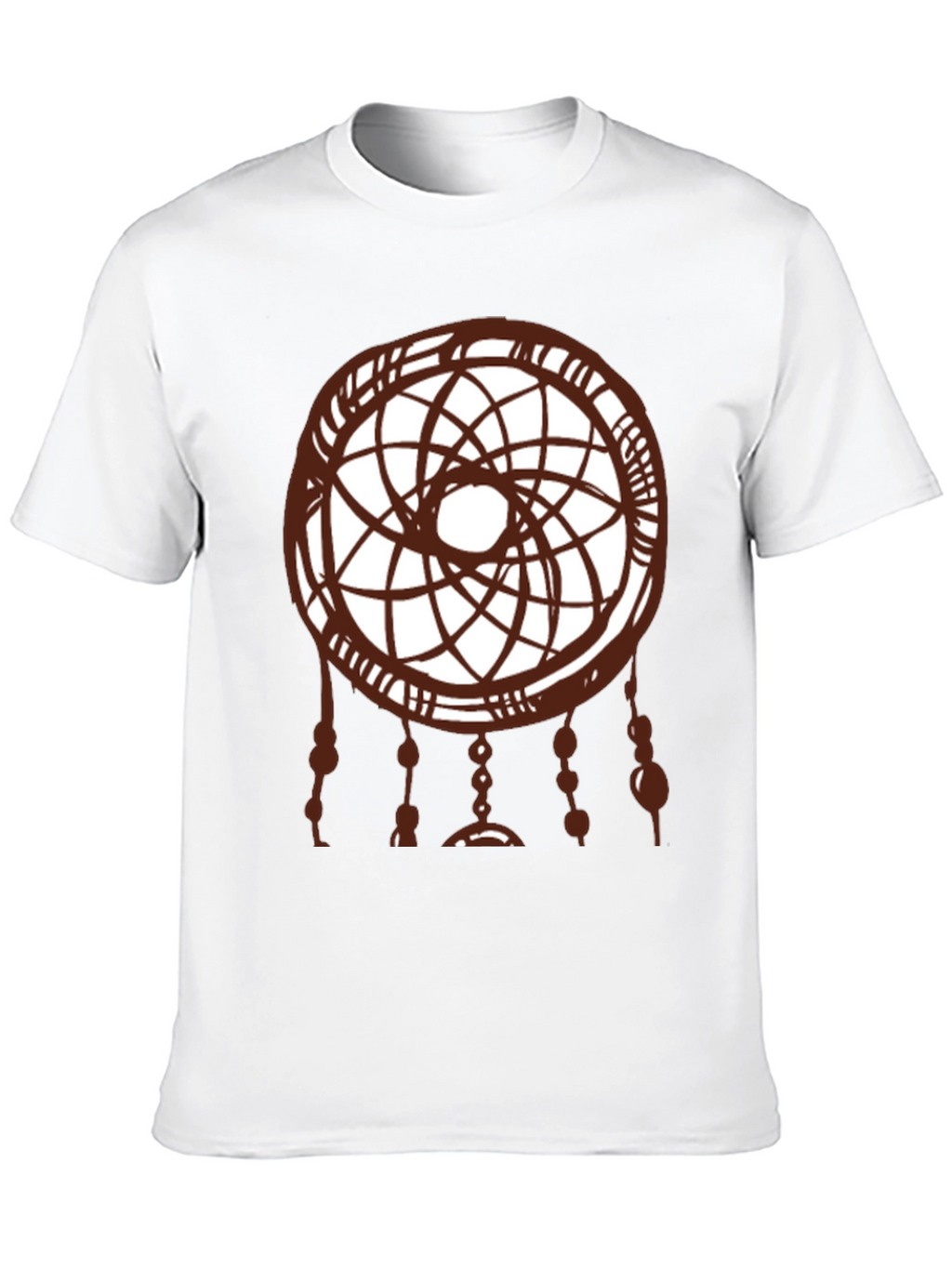 Dreamcatcher Graphic Tee - Black Cotton Shirt
