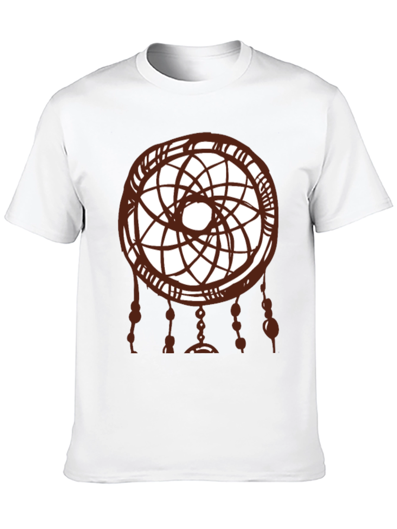 Dreamcatcher Graphic Tee - Black Cotton Shirt