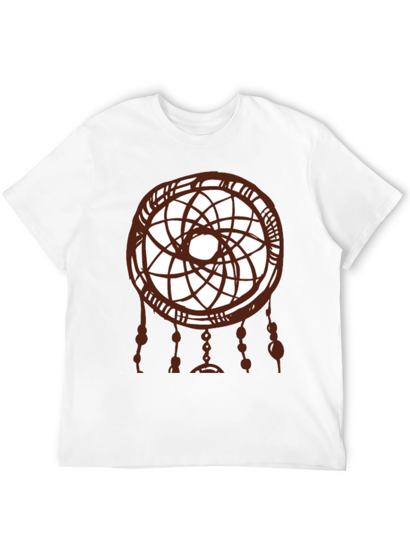 Dreamcatcher Graphic Tee - Black Cotton Shirt