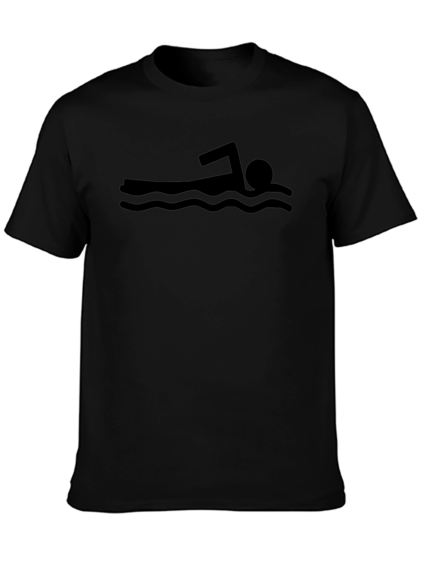 Black Swimmer Graphic Tee