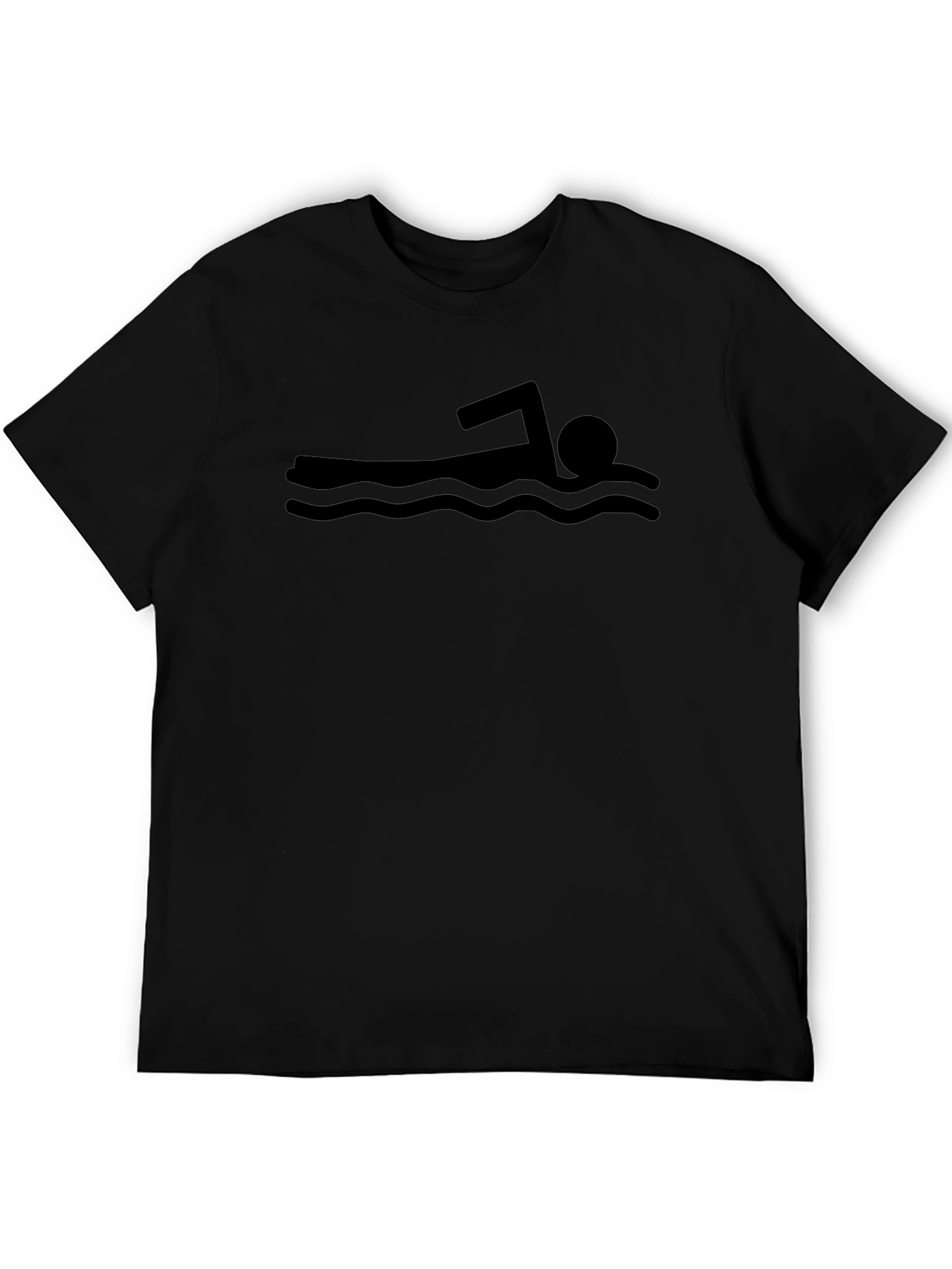 Black Swimmer Graphic Tee
