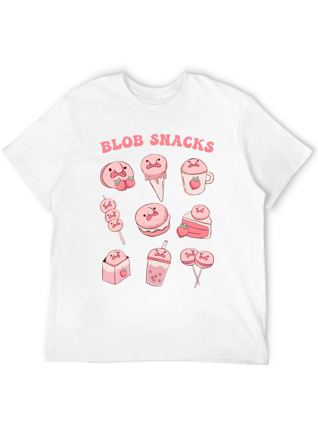 Blob Snacks Graphic T-Shirt
