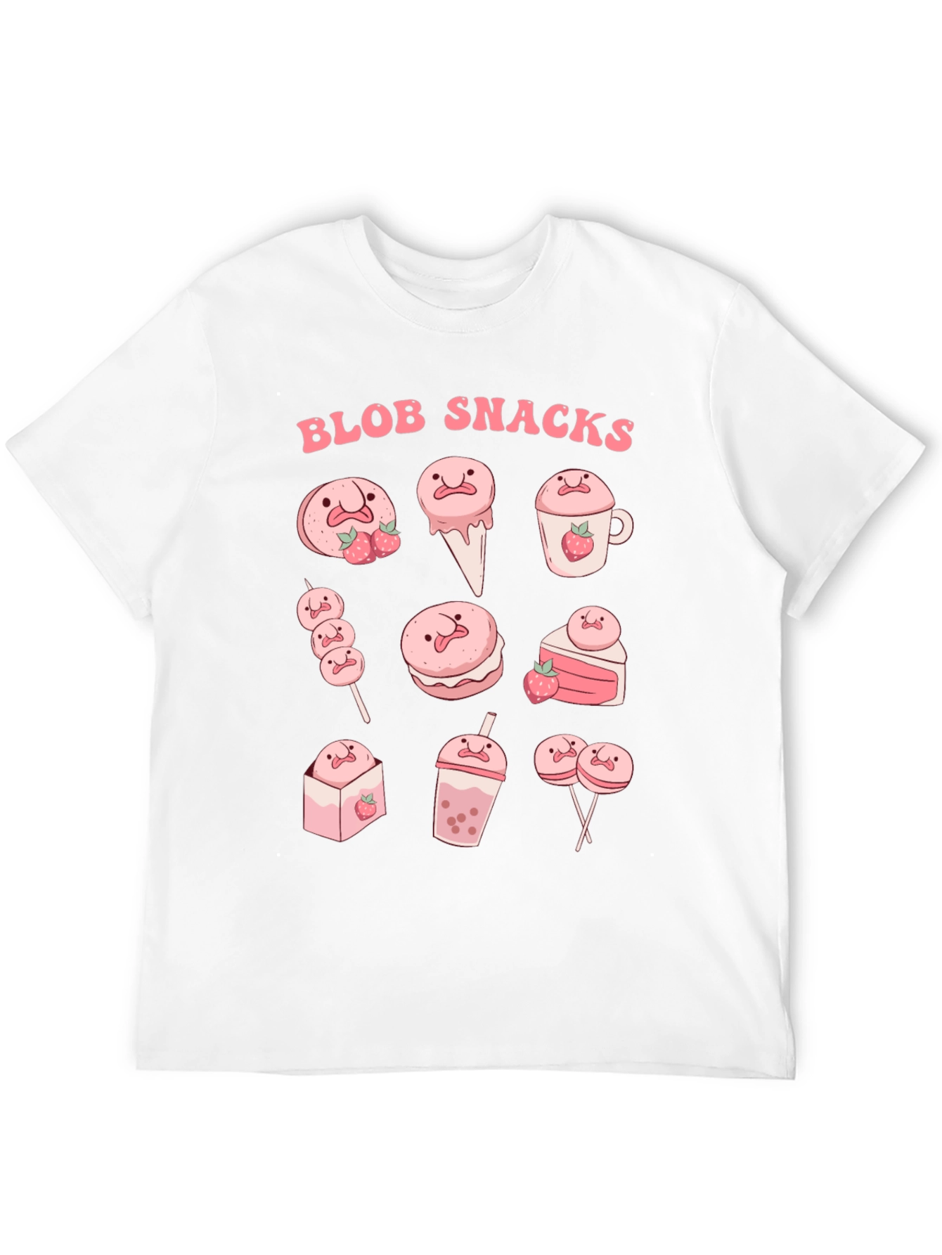 Blob Snacks Graphic T-Shirt