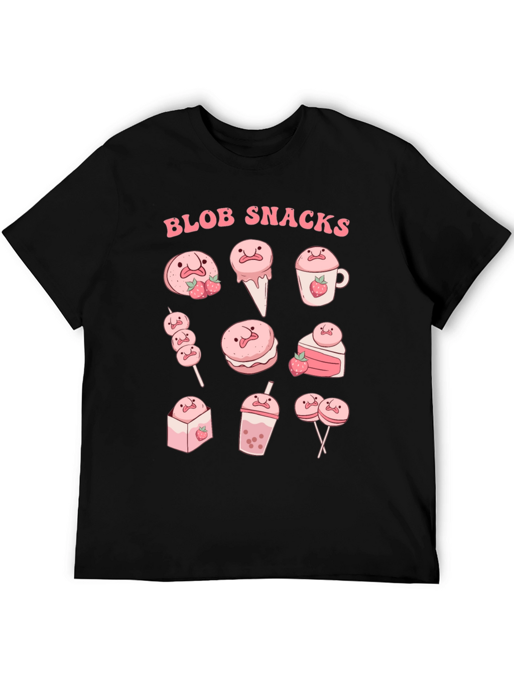 Blob Snacks Graphic T-Shirt