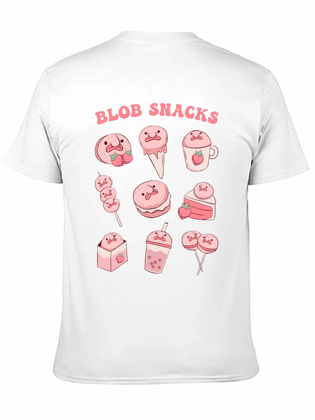 Blob Snacks Graphic T-Shirt