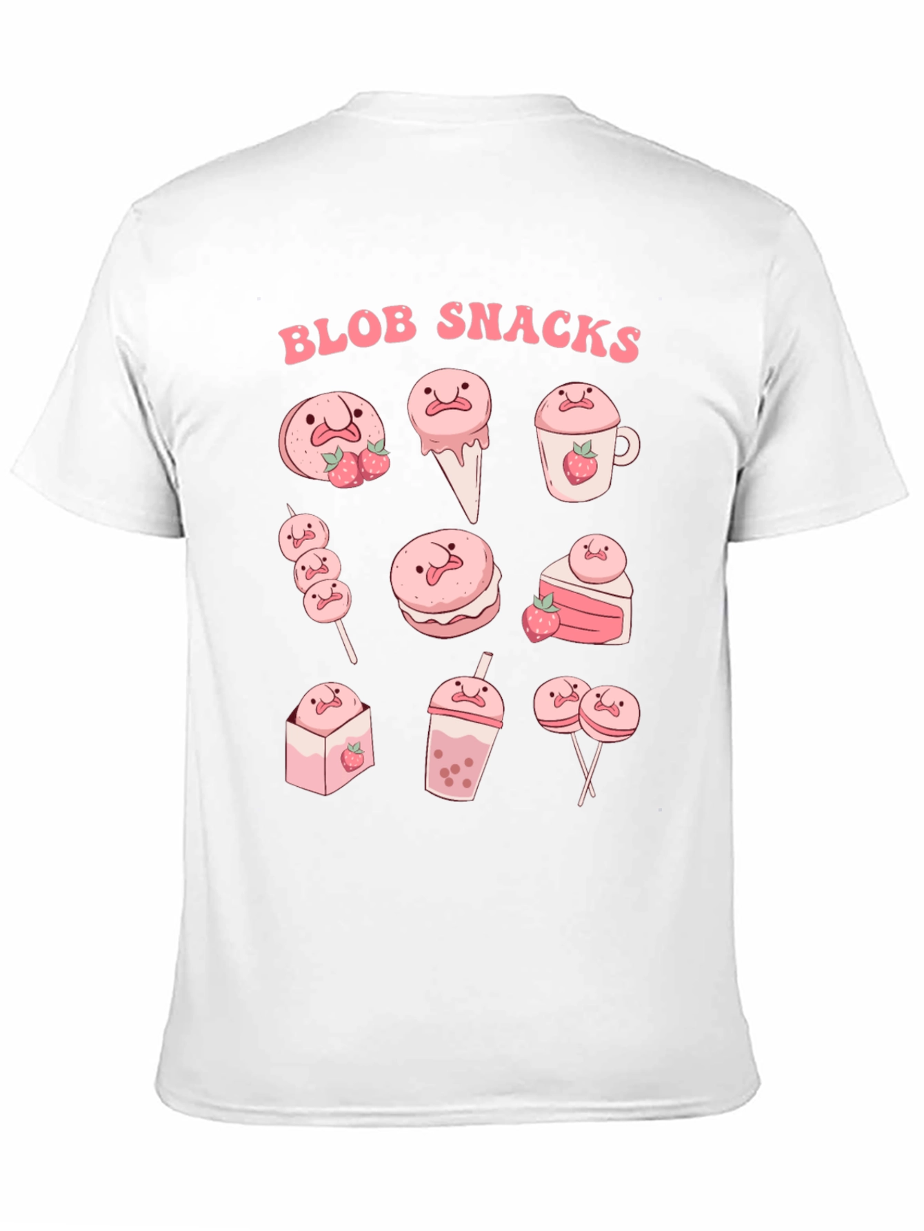 Blob Snacks Graphic T-Shirt