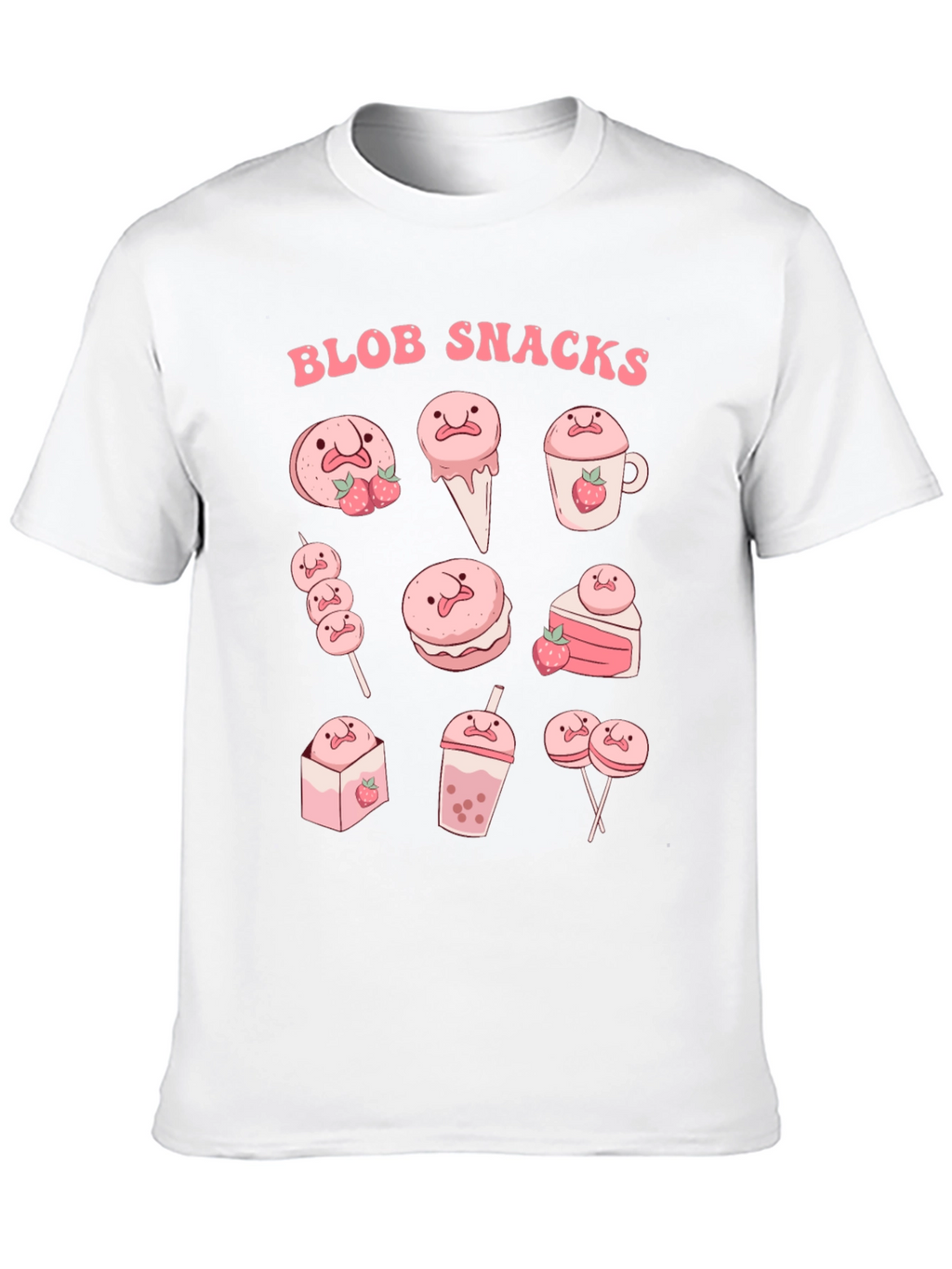 Blob Snacks Graphic T-Shirt