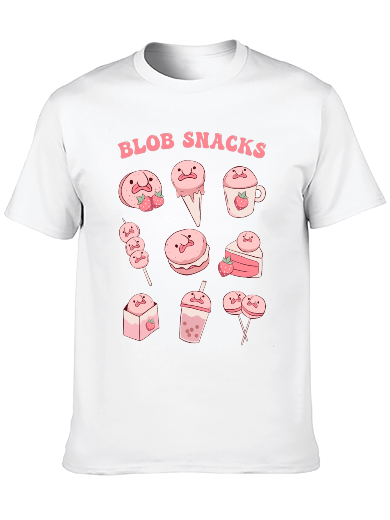 Blob Snacks Graphic T-Shirt