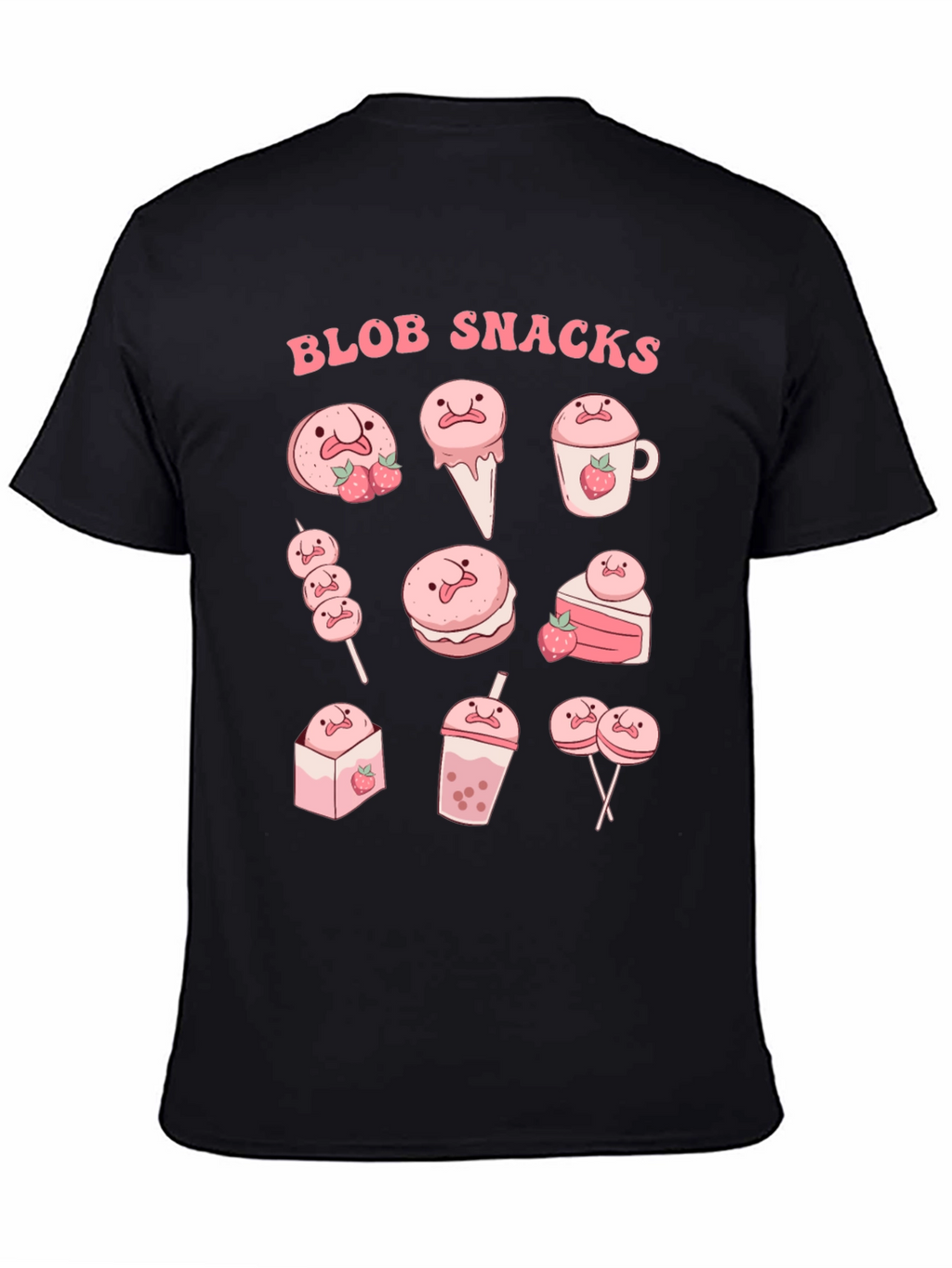 Blob Snacks Graphic T-Shirt