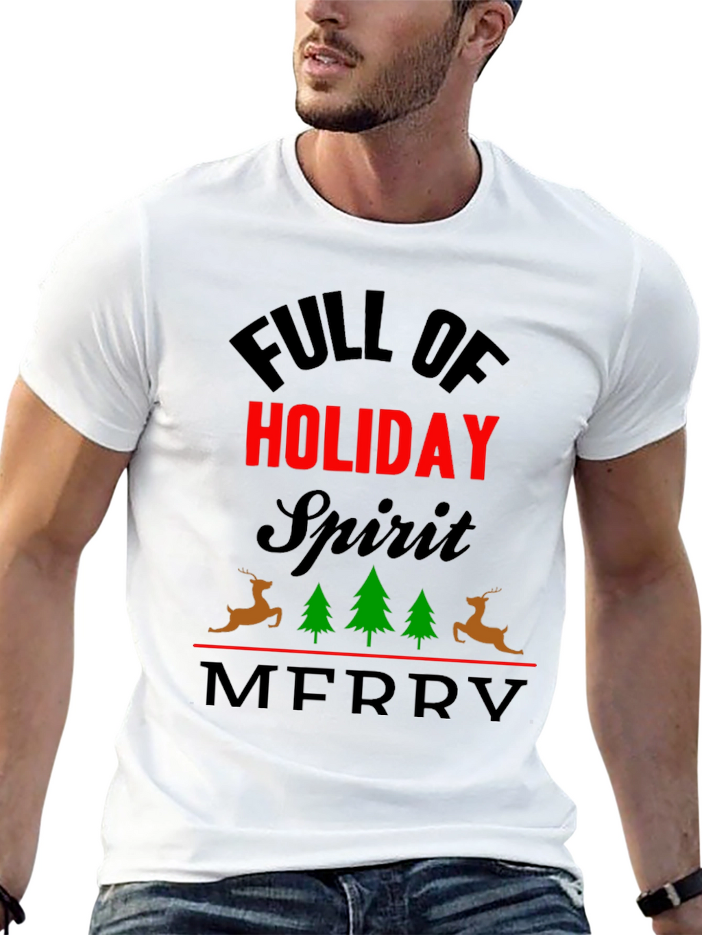 Holiday Spirit Graphic Tee