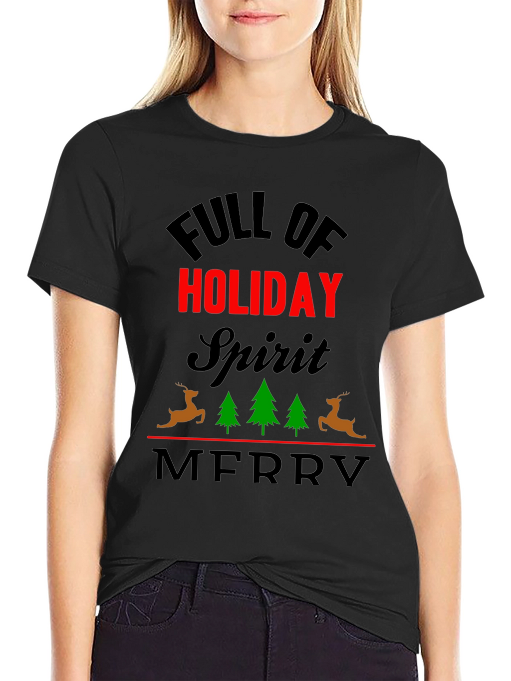 Holiday Spirit Graphic Tee