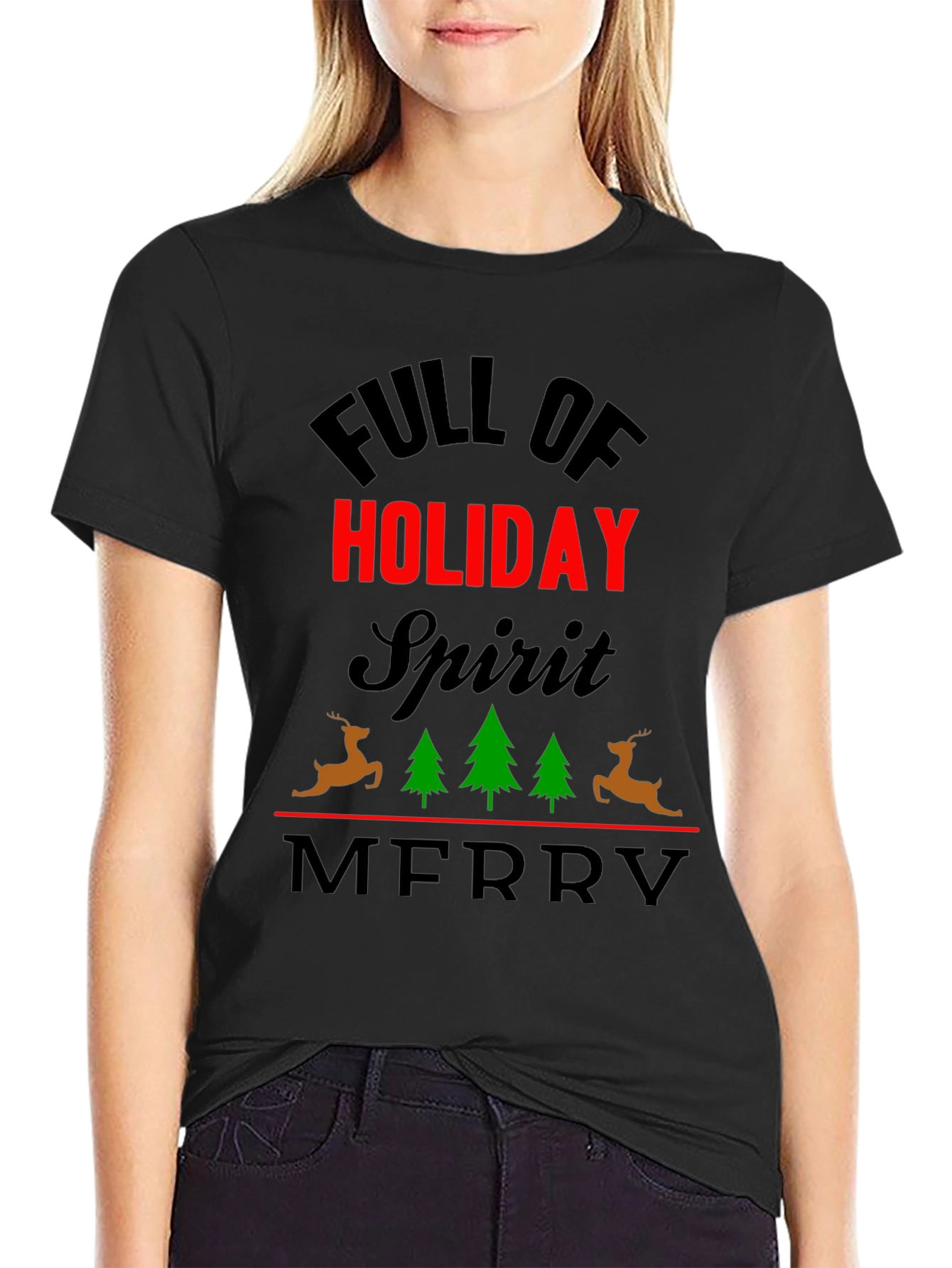 Holiday Spirit Graphic Tee