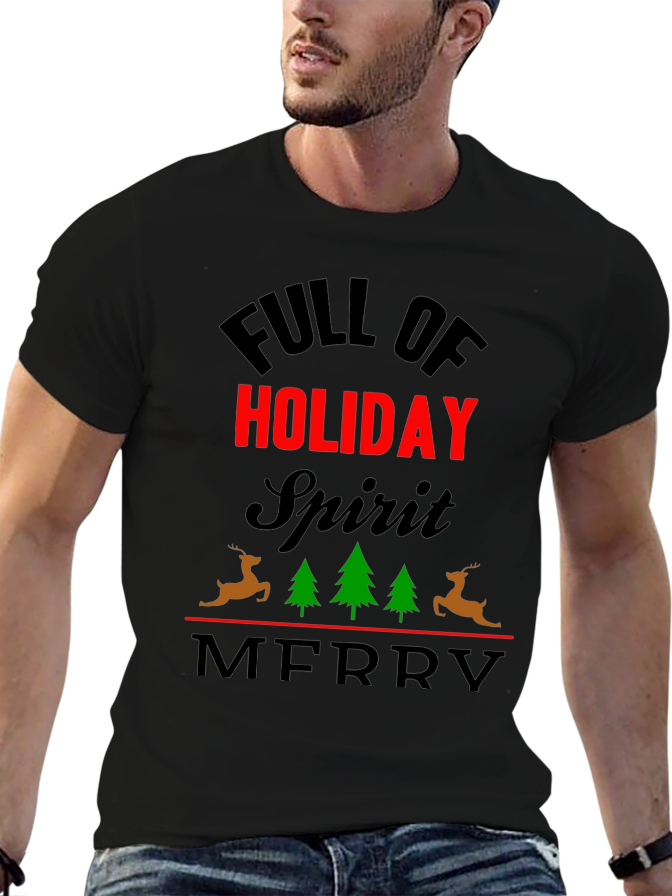 Holiday Spirit Graphic Tee