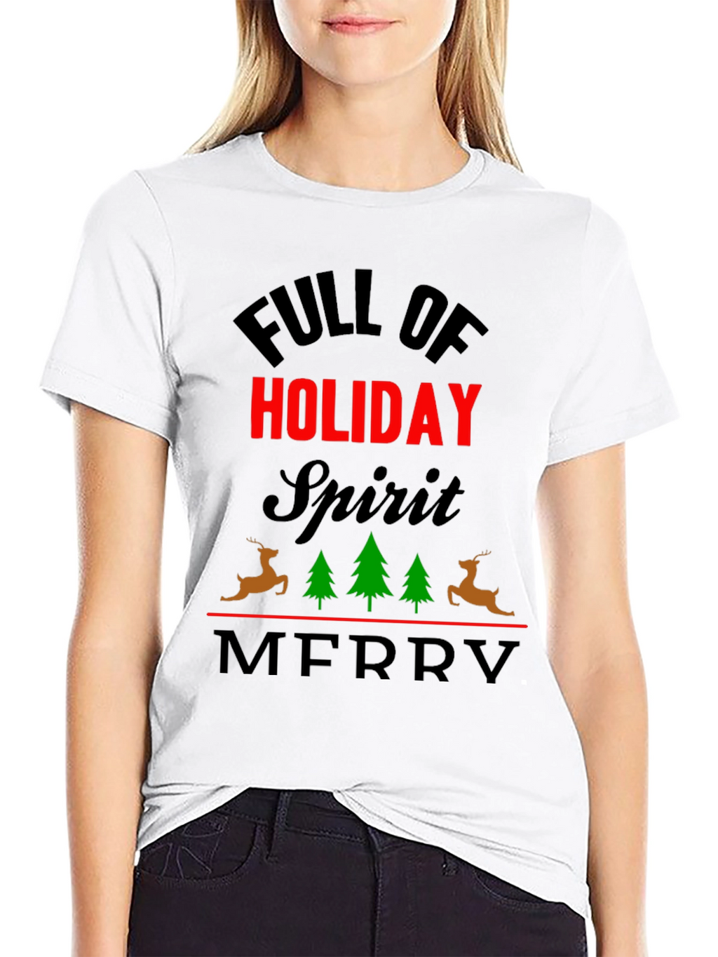 Holiday Spirit Graphic Tee