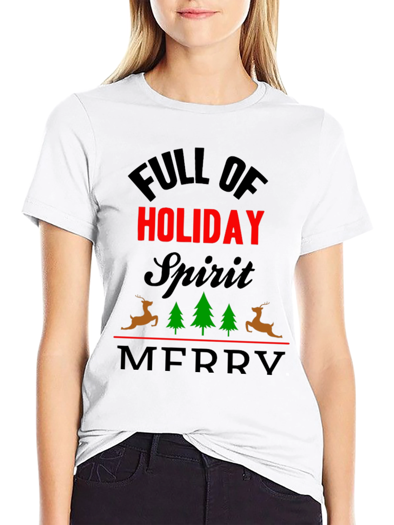 Holiday Spirit Graphic Tee