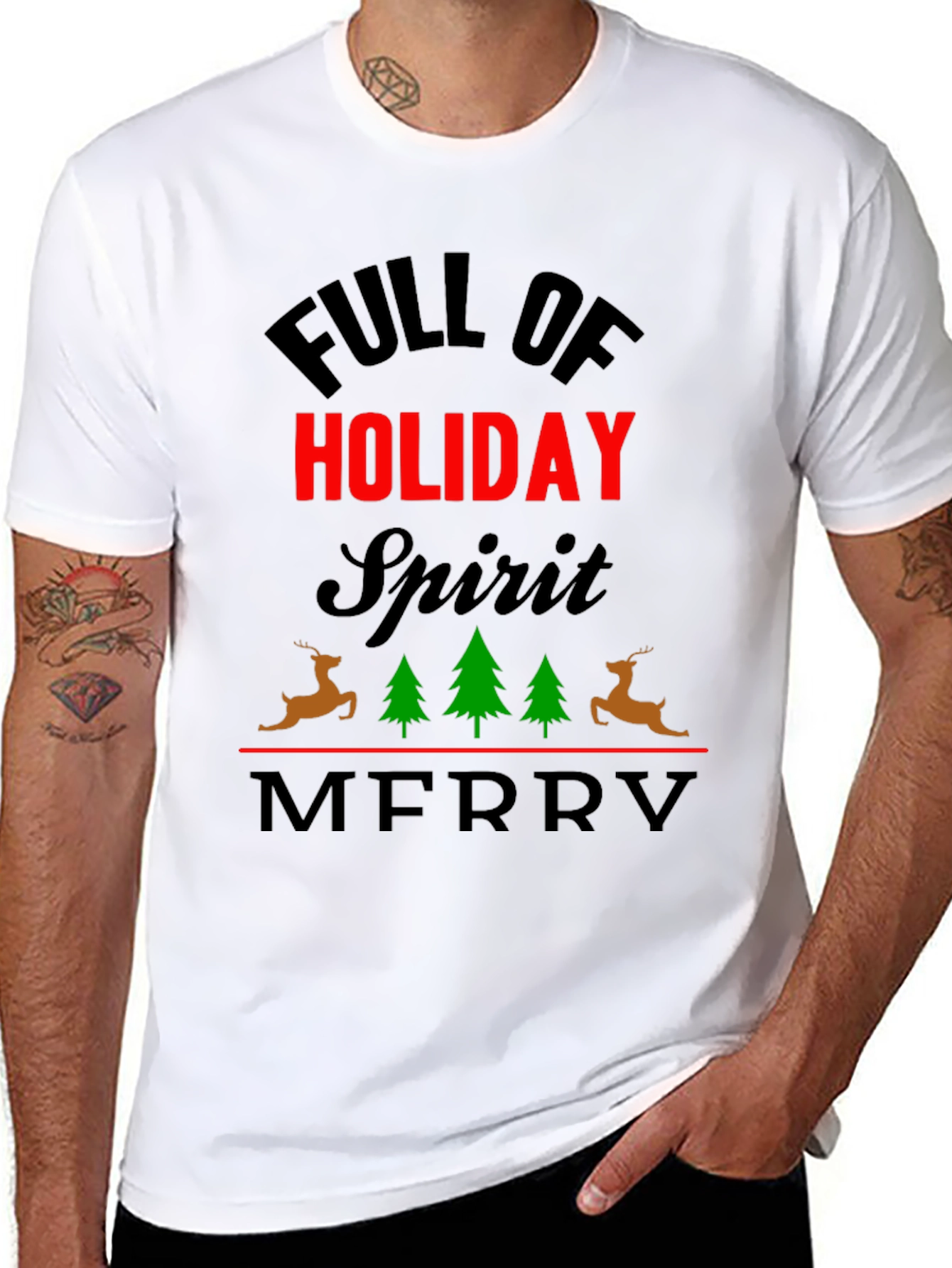 Holiday Spirit Graphic Tee
