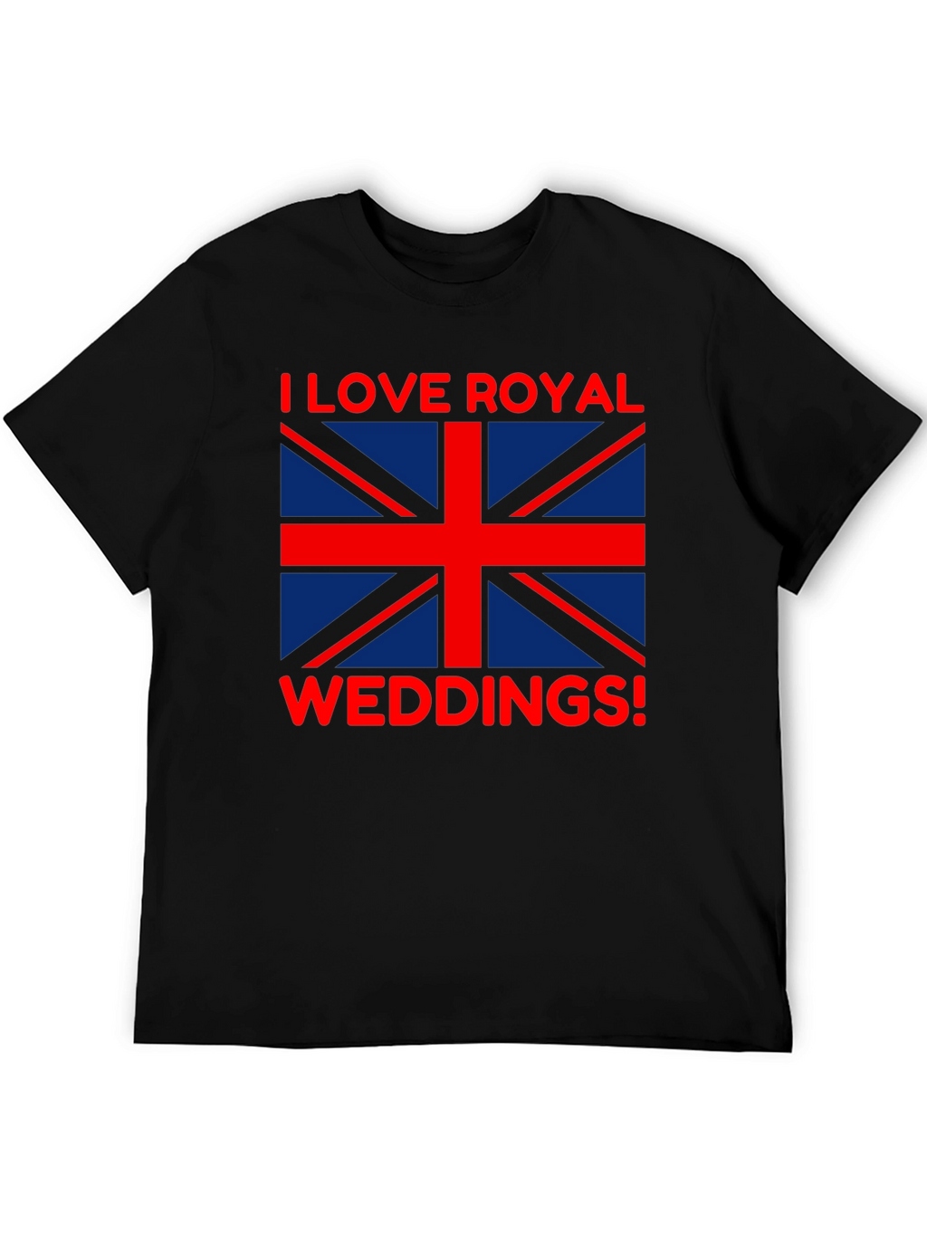 I Love Royal Weddings T-Shirt - Union Jack Flag
