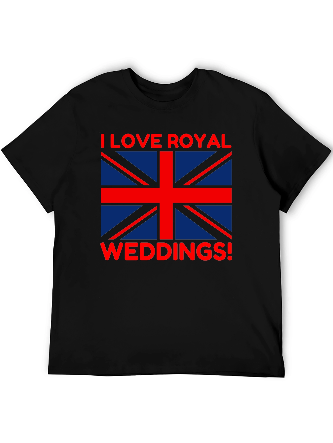 I Love Royal Weddings T-Shirt - Union Jack Flag