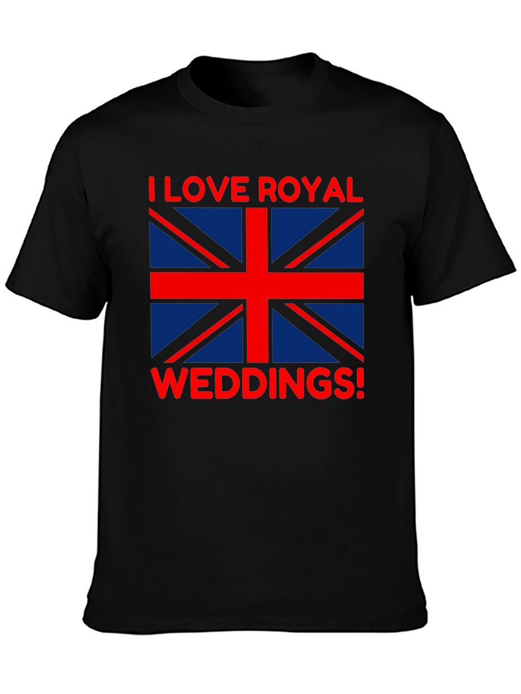 I Love Royal Weddings T-Shirt - Union Jack Flag