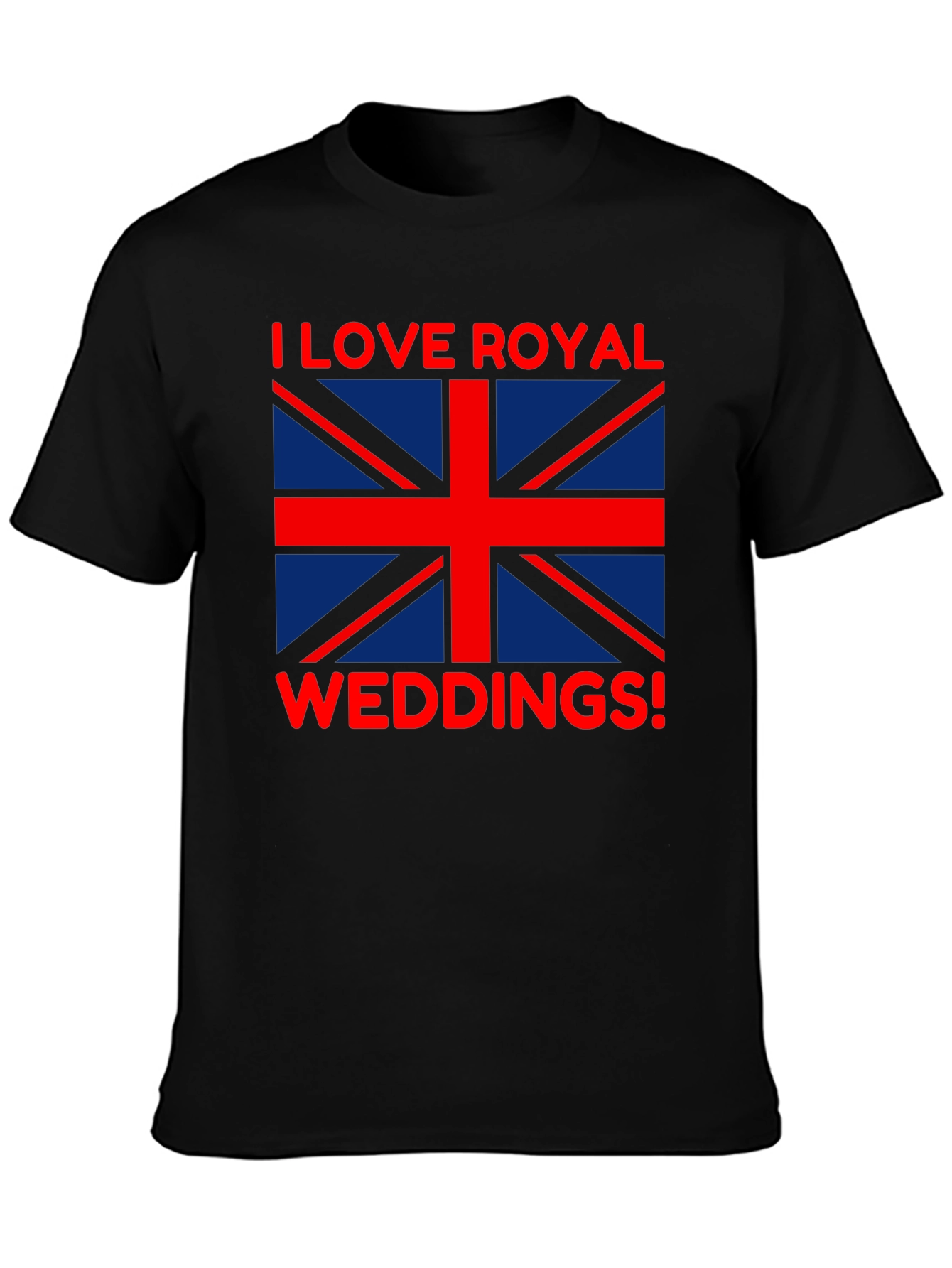 I Love Royal Weddings T-Shirt - Union Jack Flag