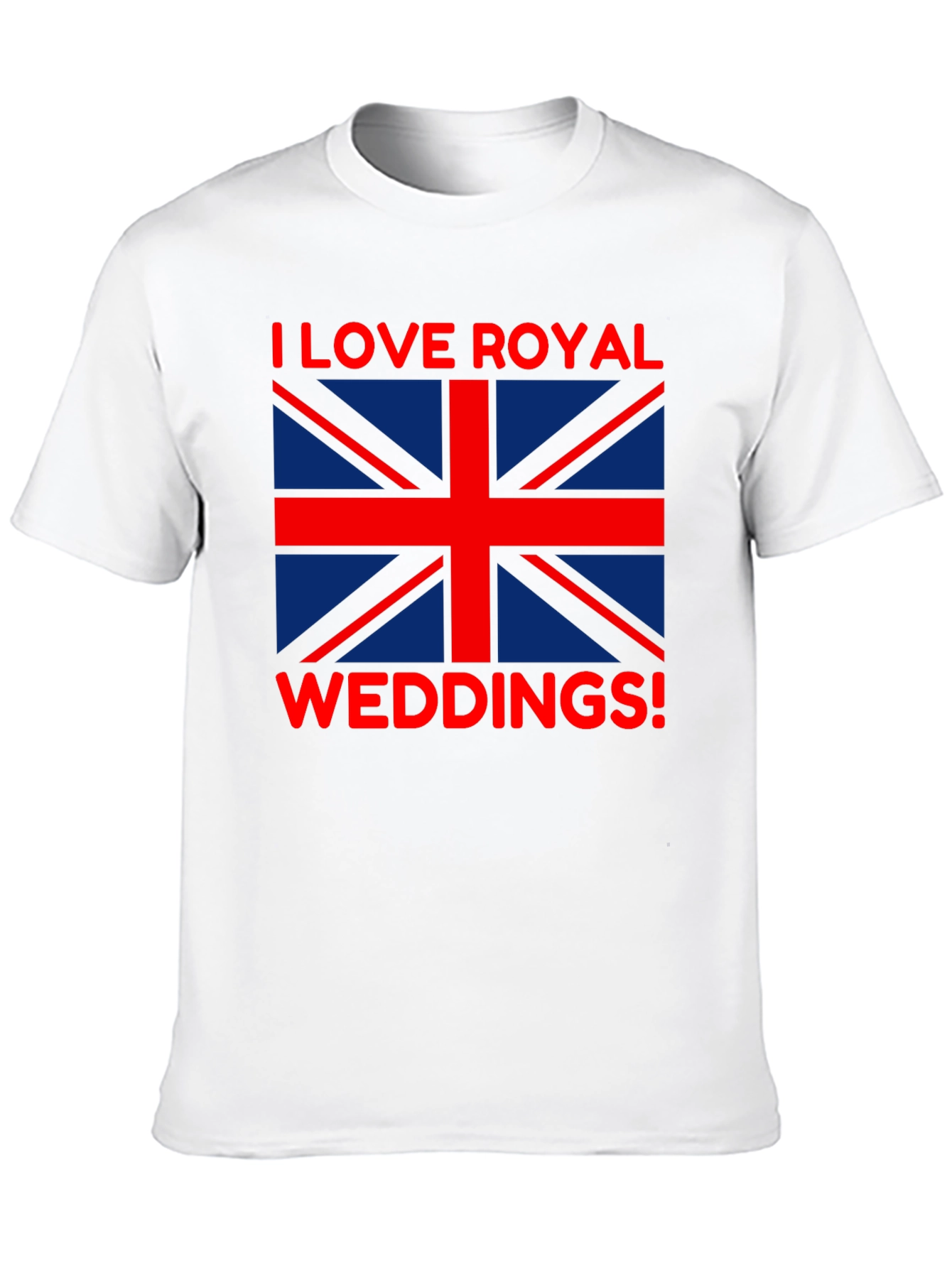 I Love Royal Weddings T-Shirt - Union Jack Flag
