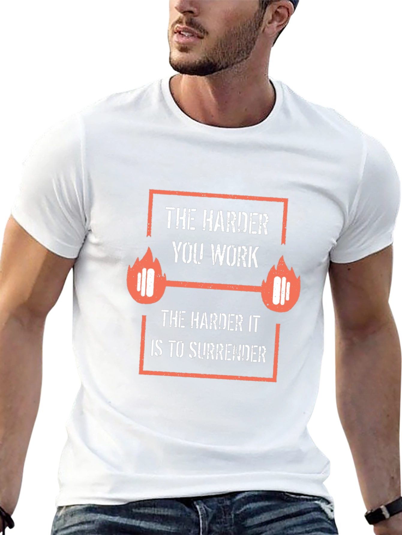 Motivational Gym T-Shirt: Work Harder