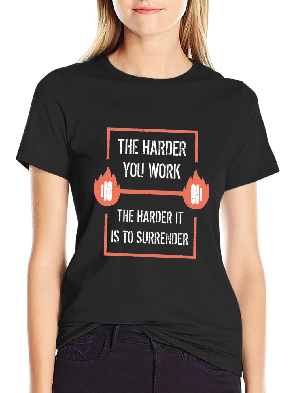 Motivational Gym T-Shirt: Work Harder