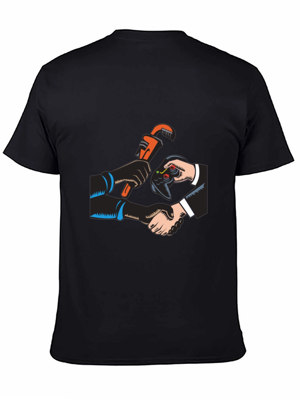 Gamer Plumber Black T-Shirt