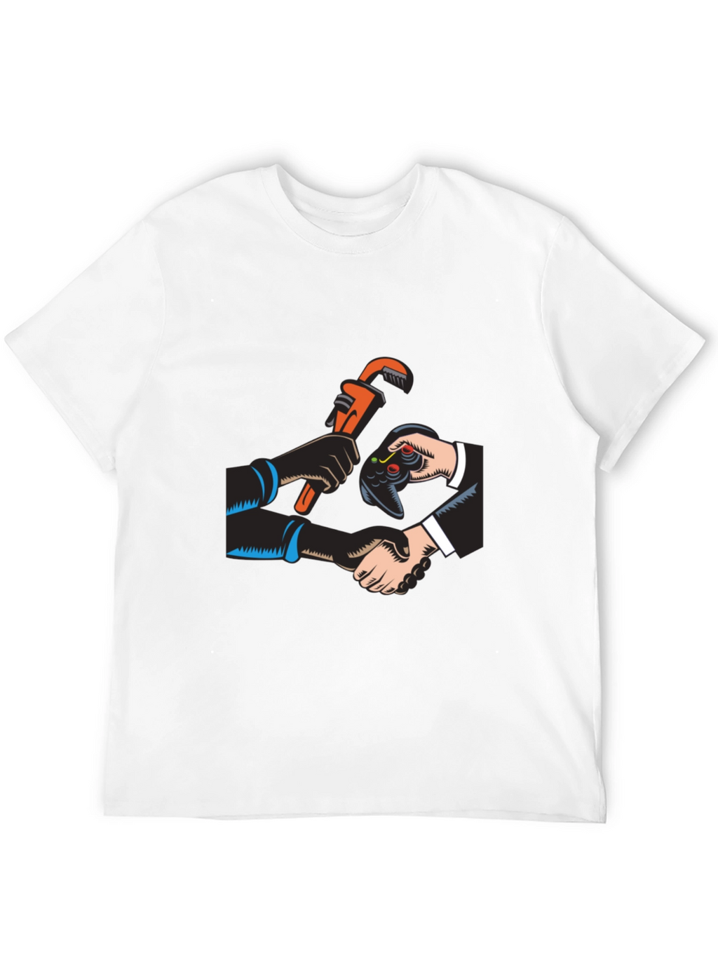 Gamer Plumber Black T-Shirt