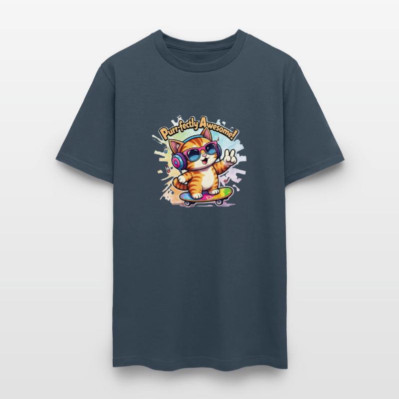 'Purr-fectly Awesome’ cat with sunglasses