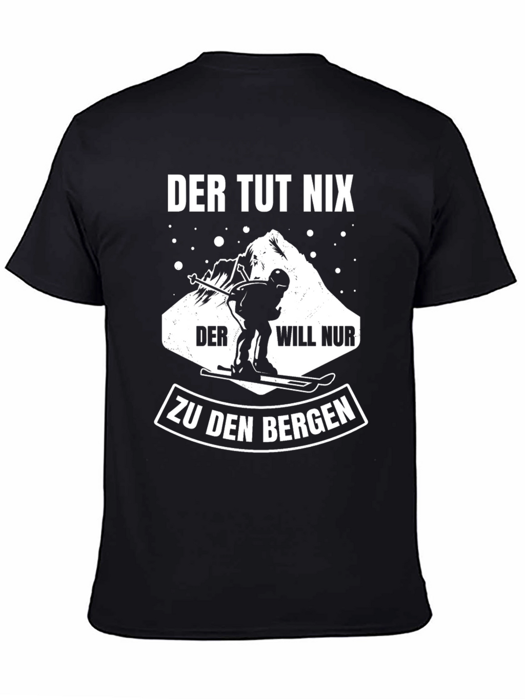 Der Tut Nix Skiing T-Shirt - Mountain Lover